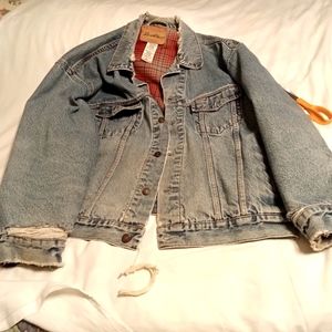 Levis Men's Jeans Jacket Distressed size 2xl  Truckers Jacket